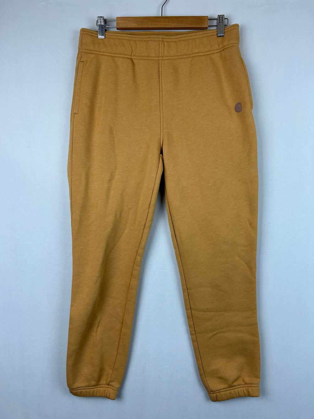 Carhartt Jogger Sweatpants Relaxed Fit Gold 28" Inseam 105510 Women's Size M